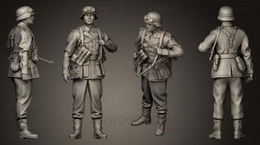 Military figurines (STKW_0132) 3D model for CNC machine